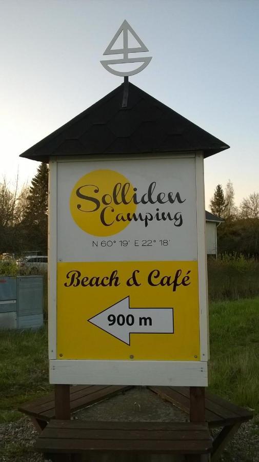 Solliden Camping Pargas Bagian luar foto