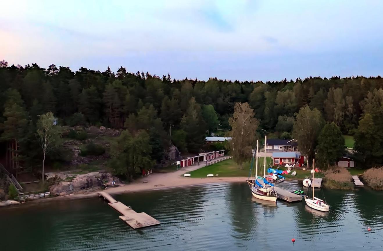 Solliden Camping Pargas Bagian luar foto