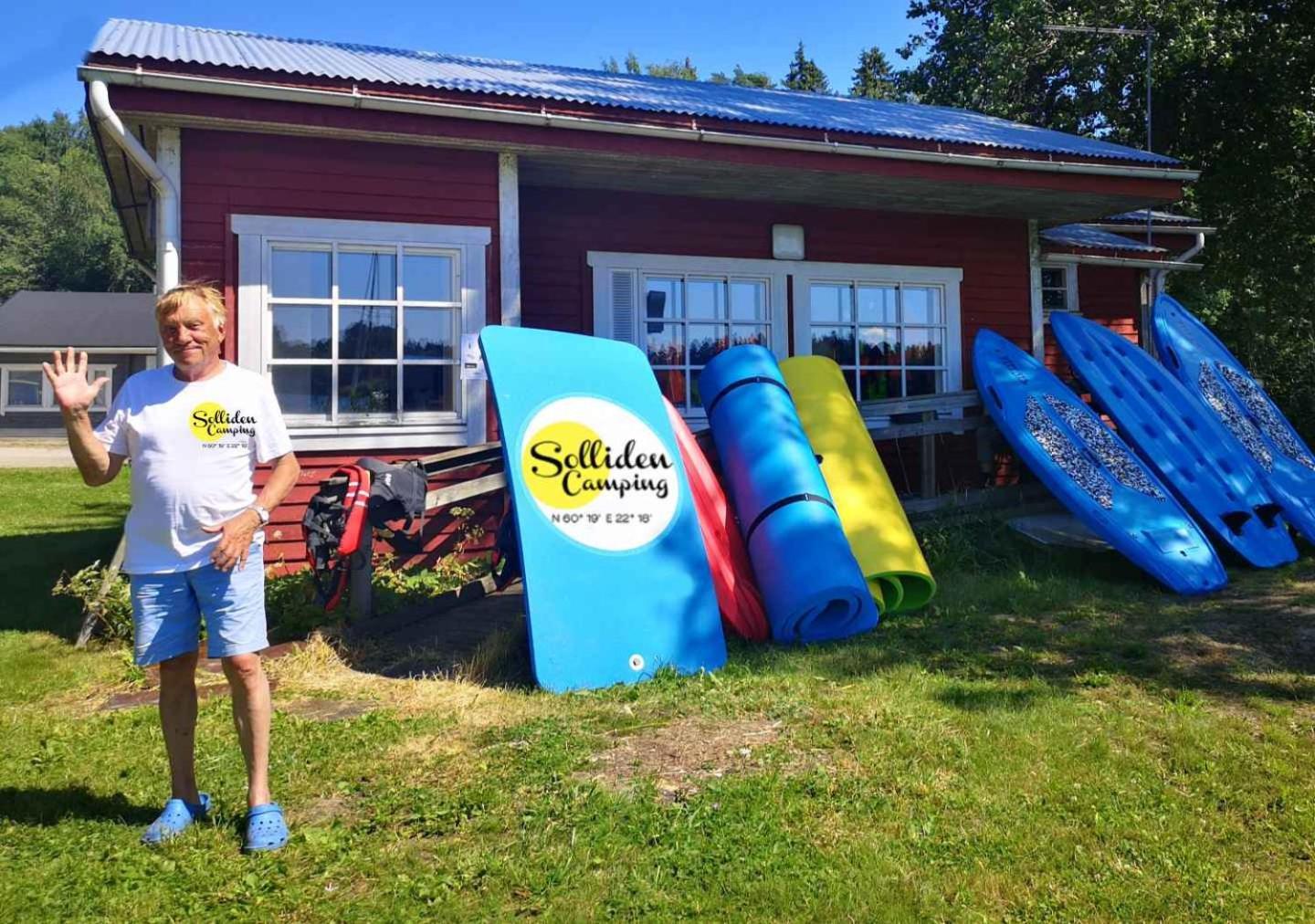 Solliden Camping Pargas Bagian luar foto